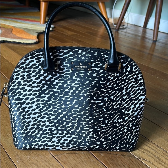 kate spade Handbags - Kate Spade Grove Street Petals Texture Carli, Black